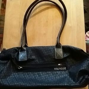 Tommy Hilfiger black satchel handbag