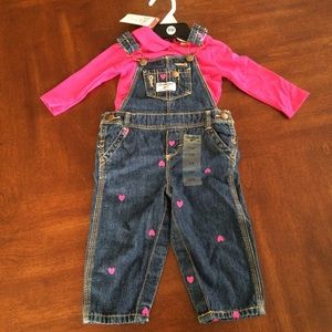 Baby Girl 2 Piece Oshkosh Outfit Set