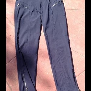 Navy blue rayon pants