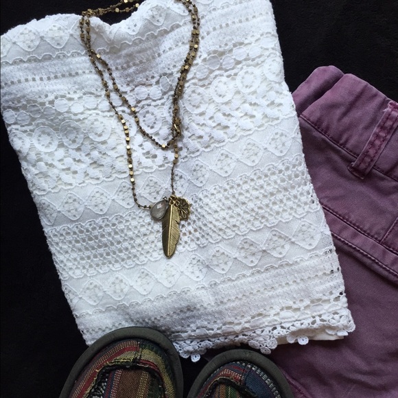 Mossimo Crochet Crop Tank🚫