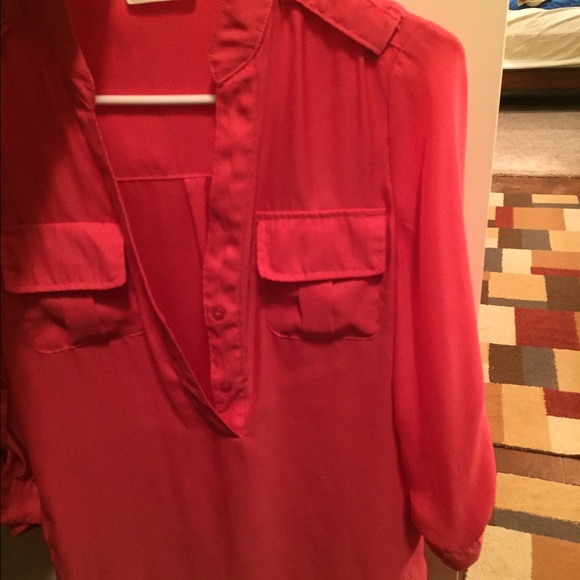 Coral shirt