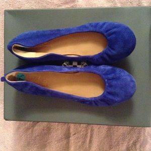 Blue suede shoes