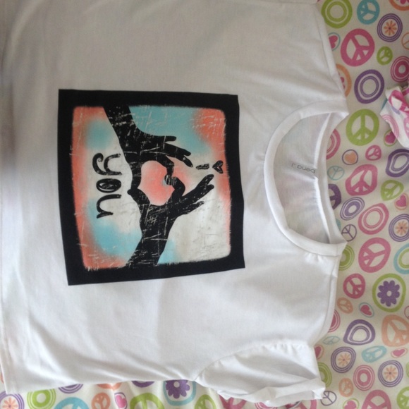 white i love you tshirt
