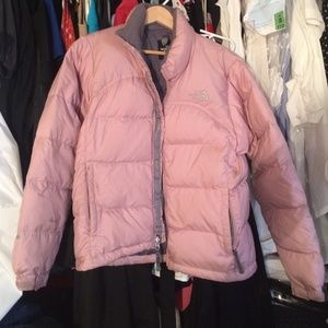 North face pink jacket