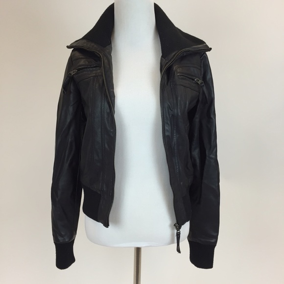 Jackets & Blazers - SOLD > Faux leather jacket from UO
