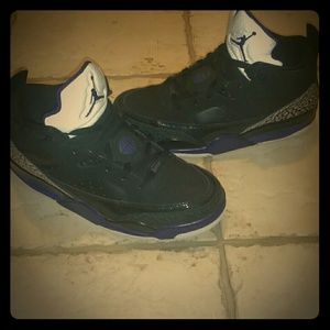 Mens Jordans Son of Mars Black/Purple 10.5 EUC