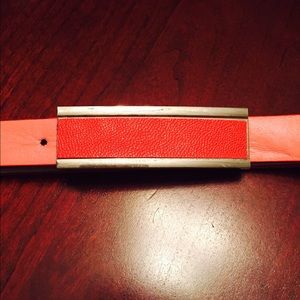 Coral sleek belt