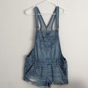 Brand New Hollister Overall Shorts❤️