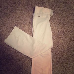 White Express dress pants