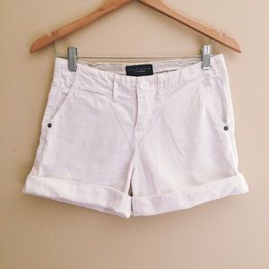 Anthropologie White Shorts