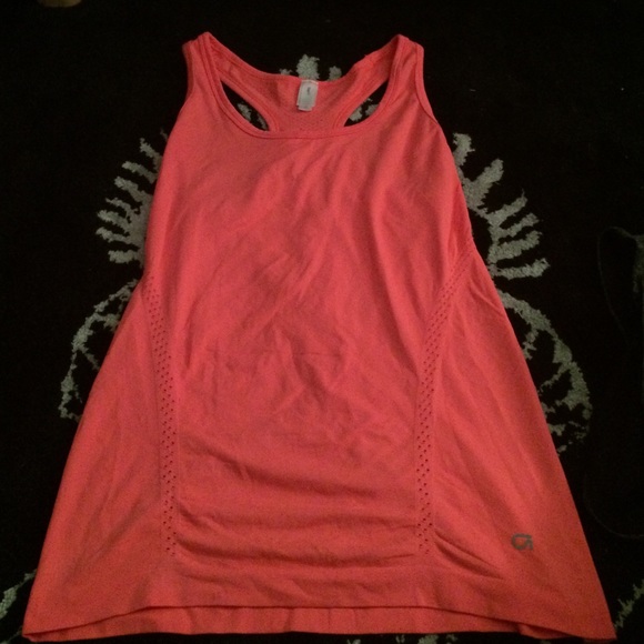 Orange athletic tank