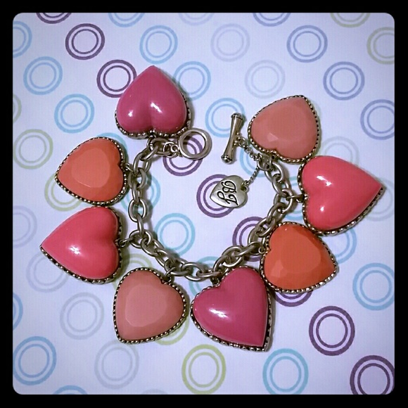 Betsey Johnson Vintage Heart Bracelet
