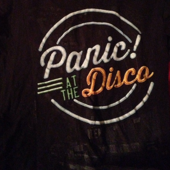 panic at the disco shirt.