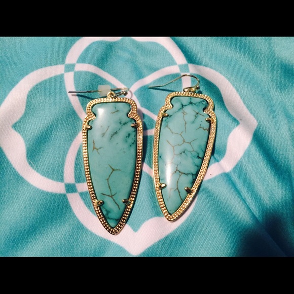 Turquoise skylar Kendra's with gold!