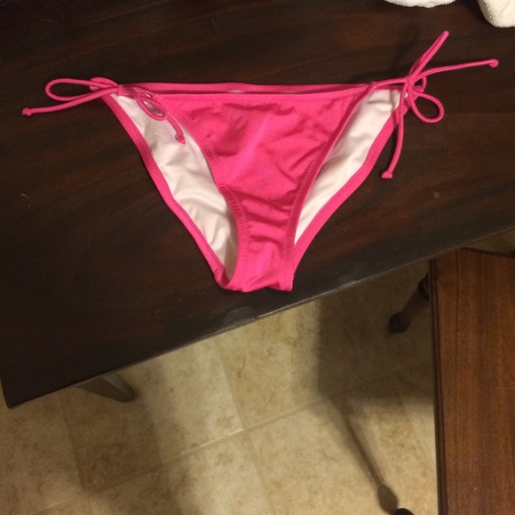 Victoria Secret Hot Pink Swim Bottoms