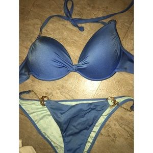 Victoria's Secret Very Sexy Blue Bikini Set