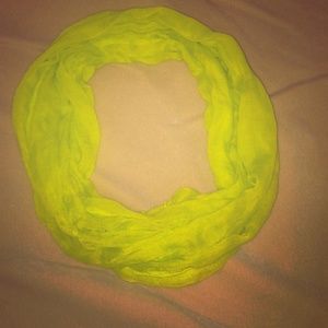 Bright Green infinity scarf
