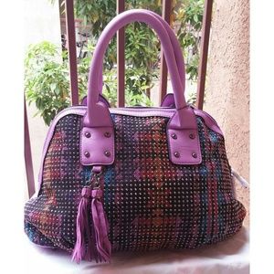 "Aztec" handbag- Lilac Reduced