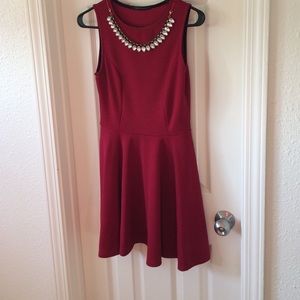 Cute Maroon Dress