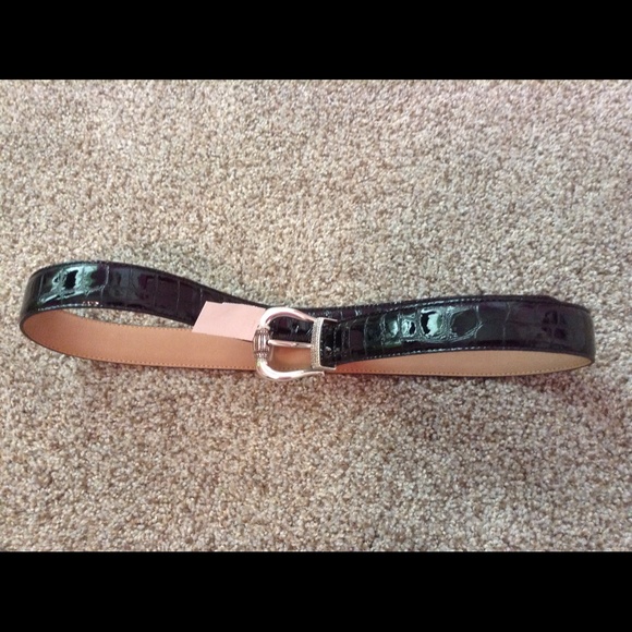 New With Tags Brighton black leather belt