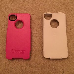 iPhone 4s pink/white commuter otterbox