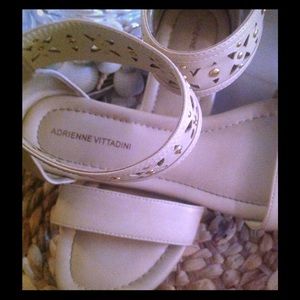 Cream Sandals