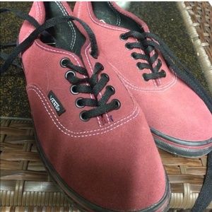 Maroon vans