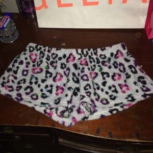 Cute cheetah sleep shorts