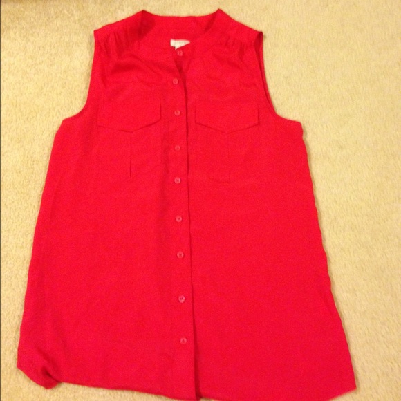 J. Crew top- Red