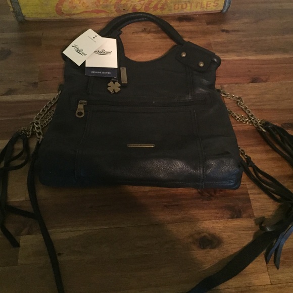 Lucky Brand Black Leather Hand Bag