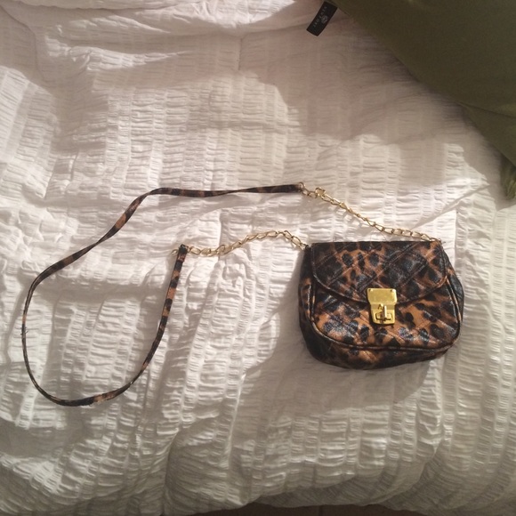 leopard purse