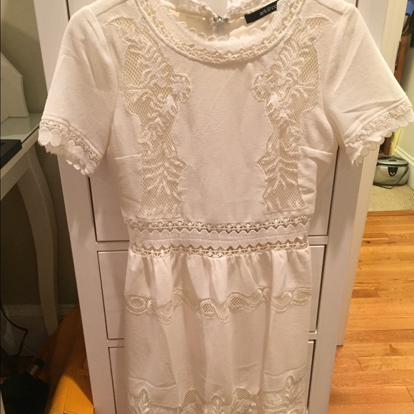Ark & Co white dress. Anthropologie.