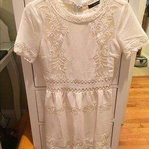 Ark & Co white dress. Anthropologie.
