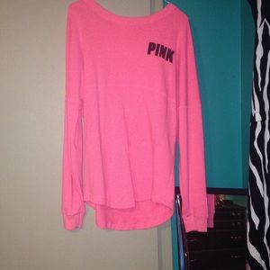 Pink Victoria Secret Crew! Worn once and M