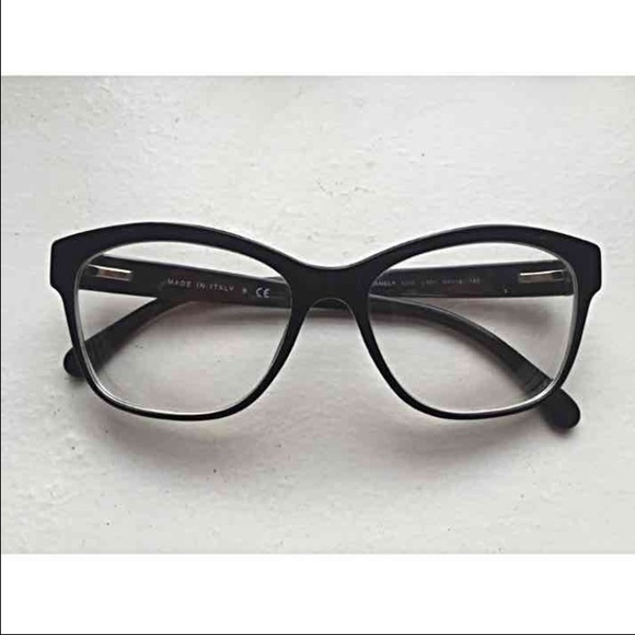 Authentic Black Chanel Glasses