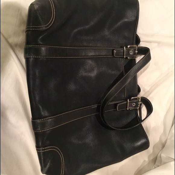 Coach leather tote