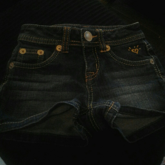 Blue jean shorts