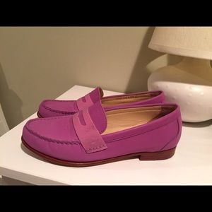 Purple Cole Haan loafer