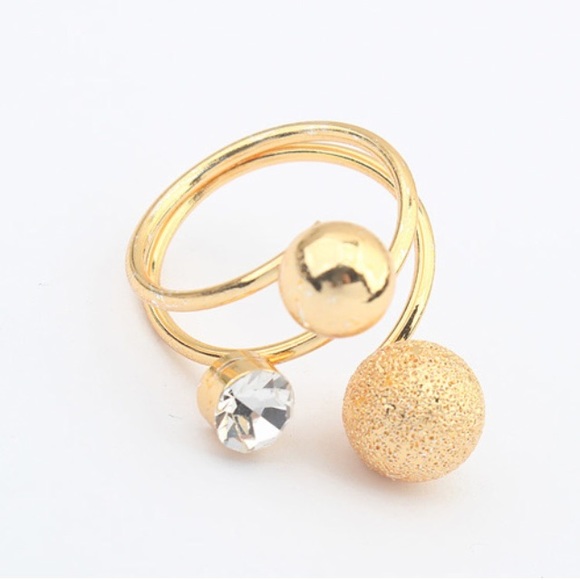 Fashion Jewelry Jewelry - 🚫SOLD🚫Gold Tone Statement Ring