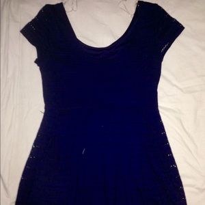 ✖️SOLD✖️Navy Blue Skater Dress