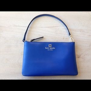 NWT Kate Spade blue wristlet / clutch
