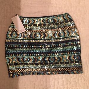 Sequined skirt from Tobi
