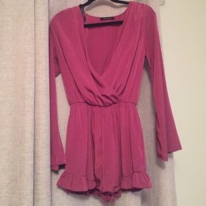 Long sleeve romper