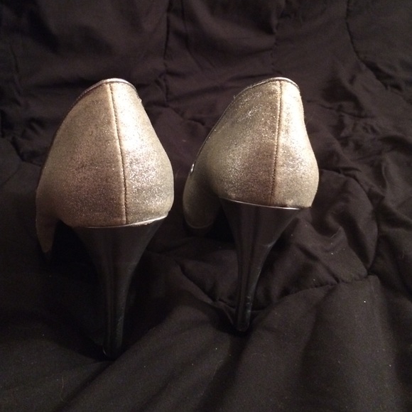 Rampage sparkly silver heels - Picture 2 of 4