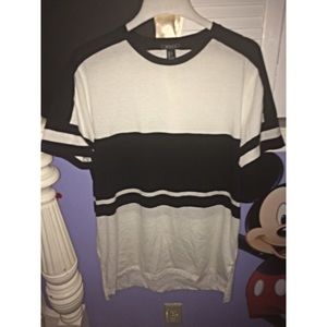 Black / White Shirt Dress