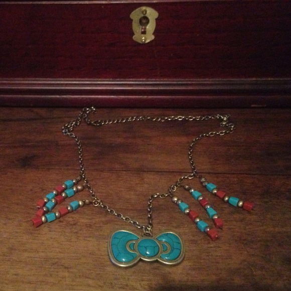 Hello Kitty Bow Necklace