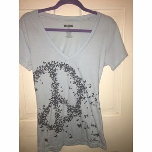 Billabong Peace Sign Graphic Tee