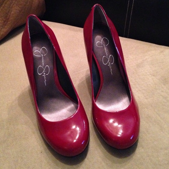 Brand new Jessica Simpson red high heels