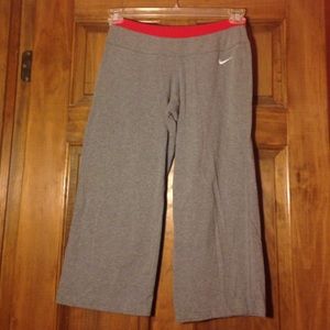 Nike Gray Capri Yoga Pants