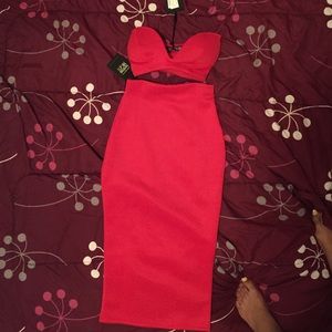 Red Two Piece Set. Brand New.